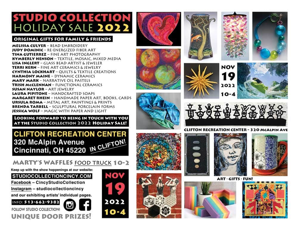 STUDIO COLLECTION FLYER 2022X 01 | Terri Kern Studios | Pendleton Art Center Studio 511